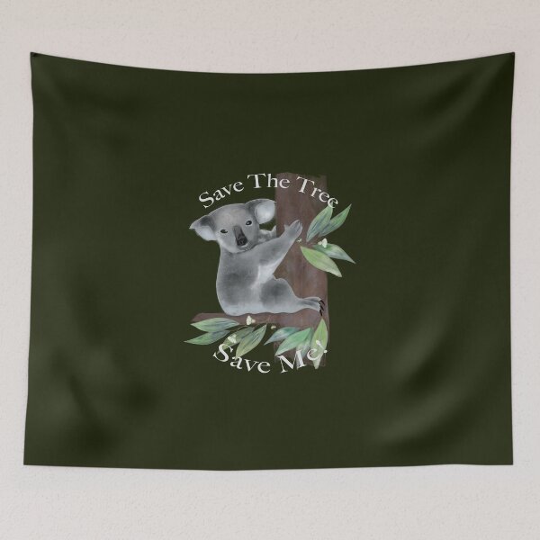 Item preview,  Australian native koala Save the tree Save the koala designed and sold by ahahdodo.