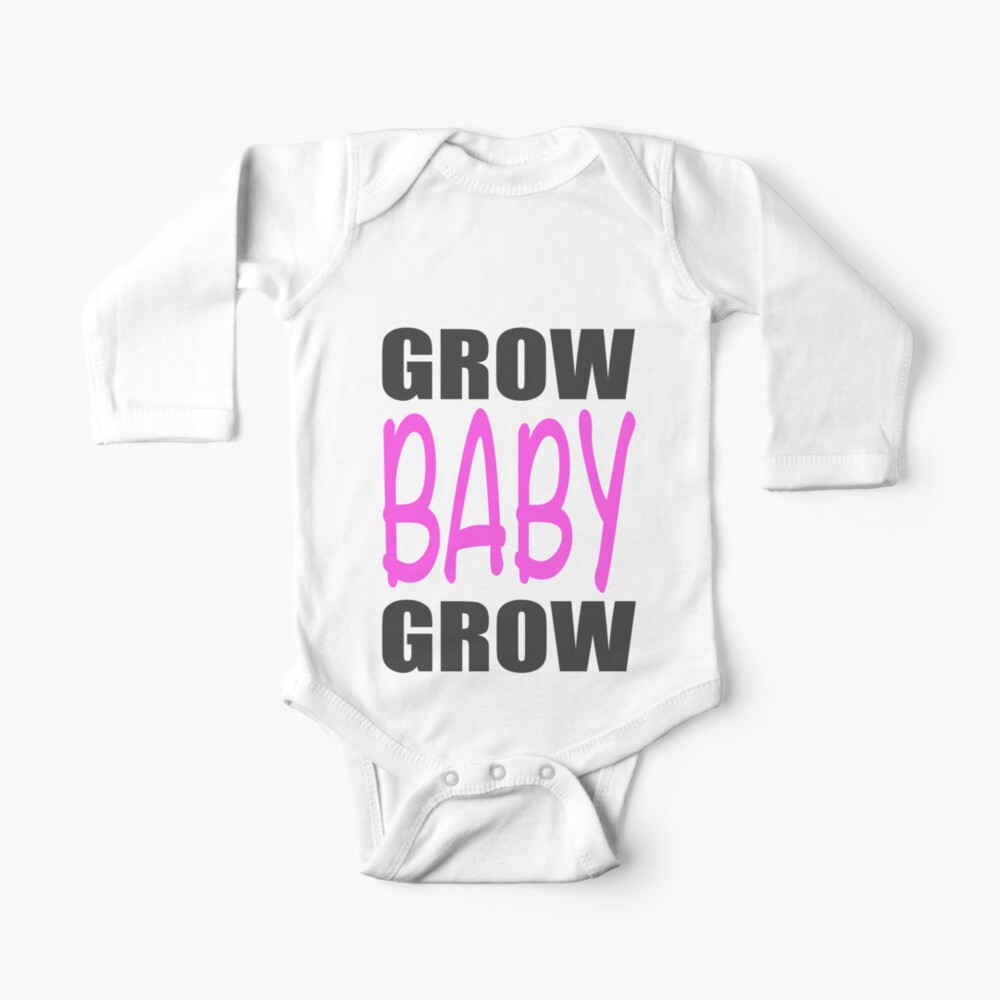 long sleeve baby grow