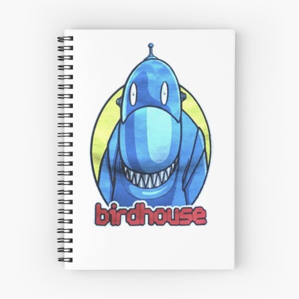 Item preview, Vintage Birdhouse Tony Hawk Bird House Hook Ups Skate Brand Cartoon Hookups Hook-Ups Robot Shark designed and sold by jackyboi.