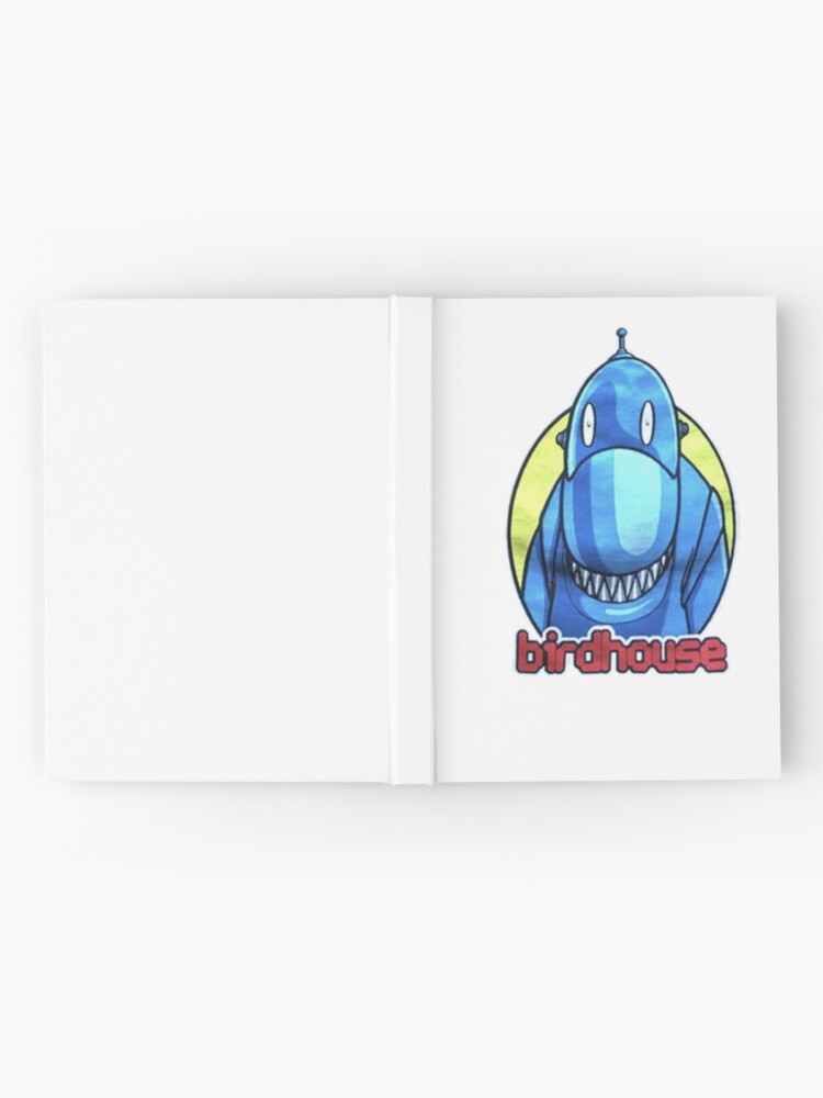 Vintage Birdhouse Tony Hawk Bird House Hook Ups Skate Brand Cartoon Hookups  Hook-Ups Robot Shark Hardcover Journal for Sale by jackyboi