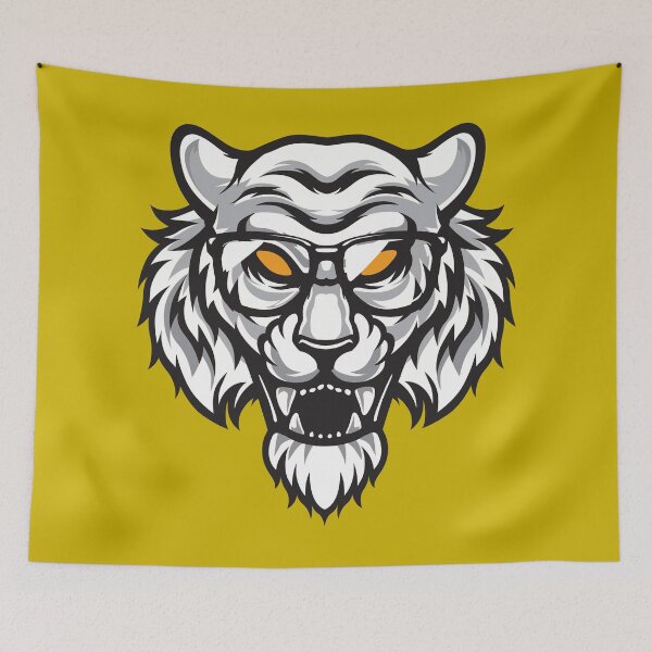 Item preview, Tiger, Hipster Tiger, Smart Tiger, White Tiger designed and sold by Logic72.