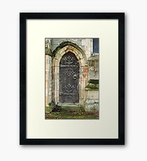 East Church Door Framed Print