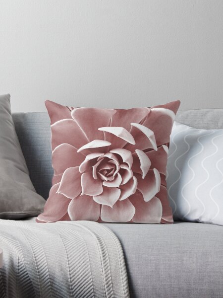 Vista previa del artículo con la obra «Rosa suculenta», diseñado y vendido por UrbanEpiphany.