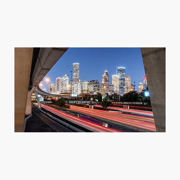 Houston's iconic "Be Someone" Photographic Print