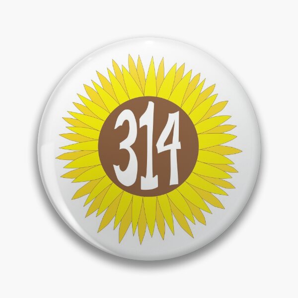 Item preview, Hand Drawn Missouri Sunflower 314 Area Code designed and sold by itsrturn.