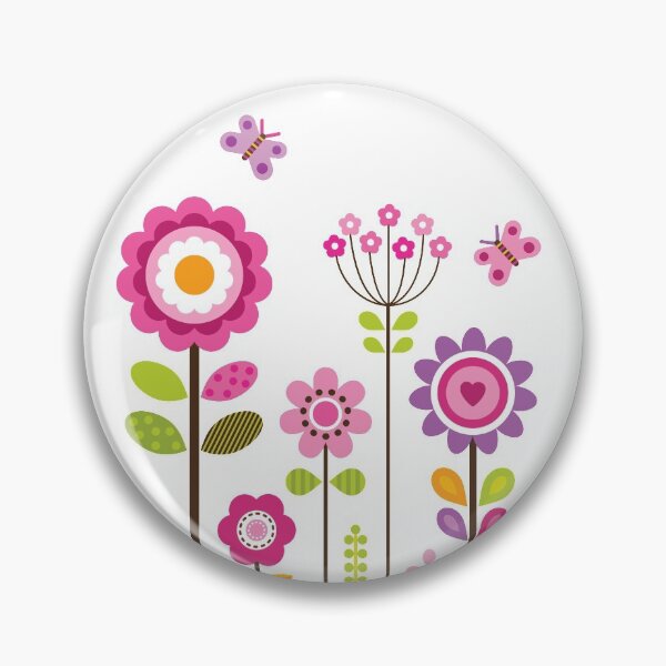 Item preview, Mod Garden - Pink and Purple designed and sold by Daisy Beatrice.