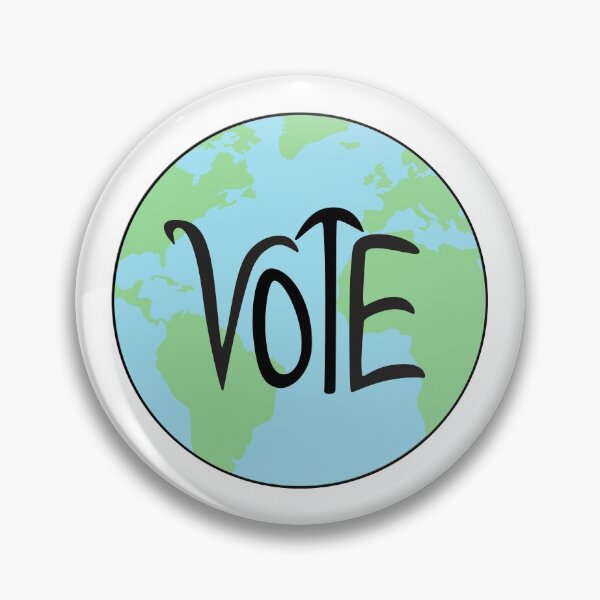 Item preview, Vote Earth Hand Drawn designed and sold by itsrturn.
