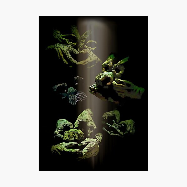 Helping Hands Photographic Print