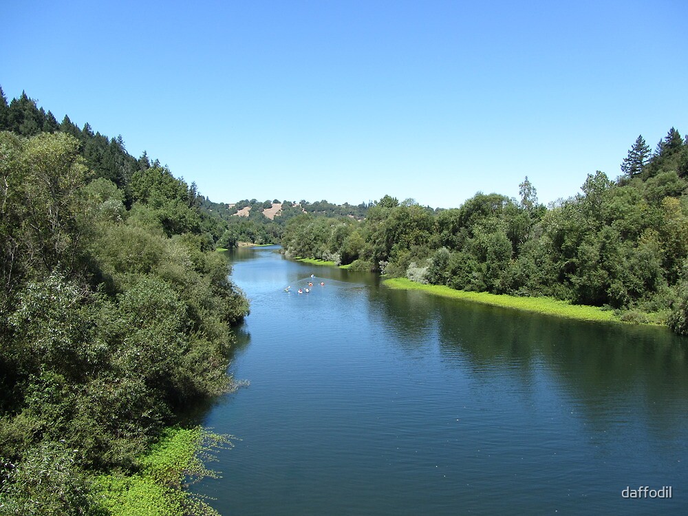 Russian River In California By Daffodil Redbubble   Flat,1000x1000,075,f 