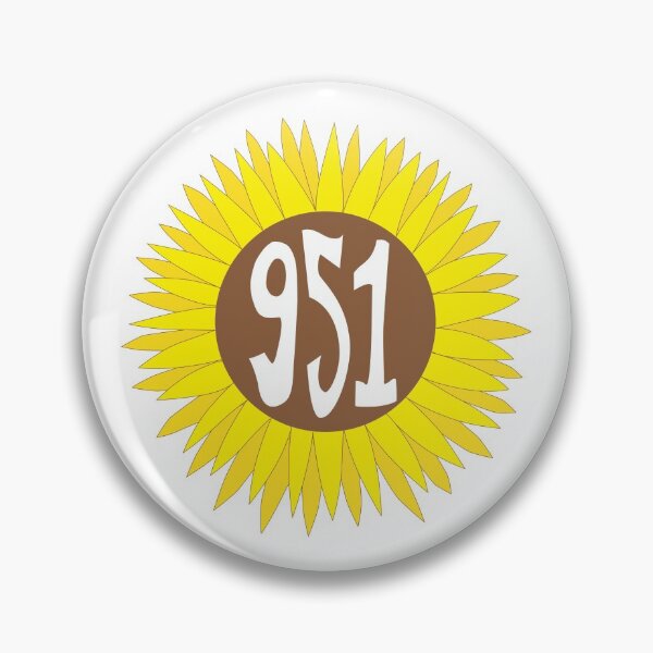 Artikelvorschau, Hand gezeichnete Postleitzahl-Sonnenblume Kaliforniens 951 entworfen und verkauft von itsrturn.