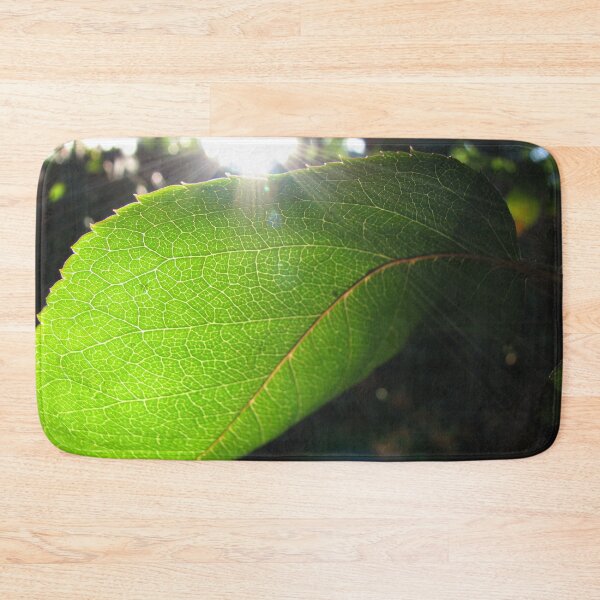 Item preview, Sunburst in Green - Sunrise through a Leaf designed and sold by BlueMoonRose.