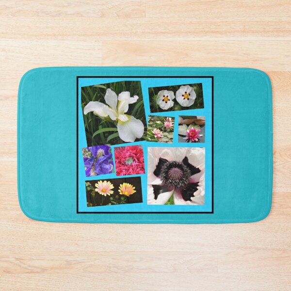 Item preview, Irises and Poppies - Summer Flowers Collage designed and sold by BlueMoonRose.