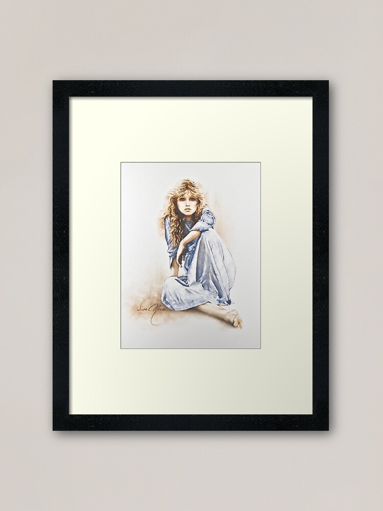 Alternate view of Hippy Girl Framed Art Print