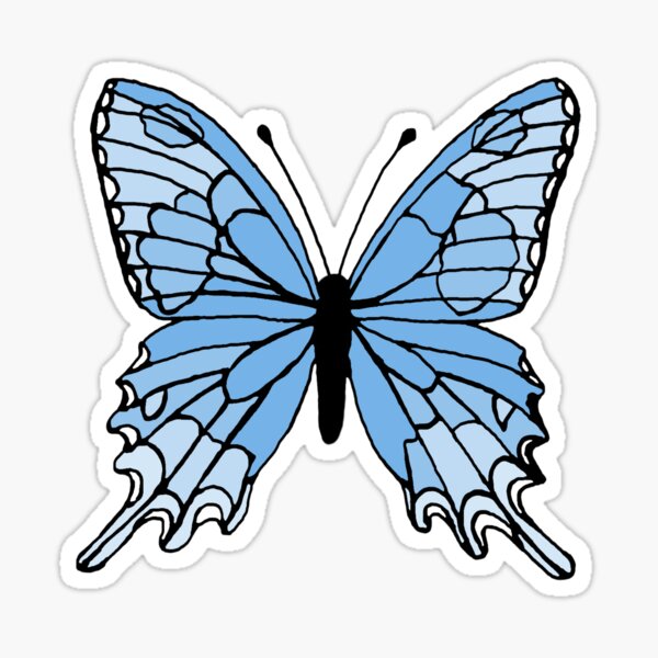black butterfly Sticker by StephAv