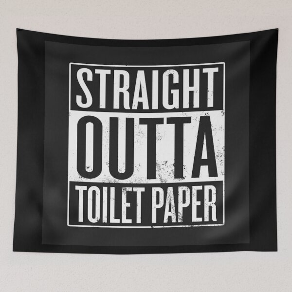 Item preview, Straight Outta Toilet Paper - Coronavirus designed and sold by MindChirp.