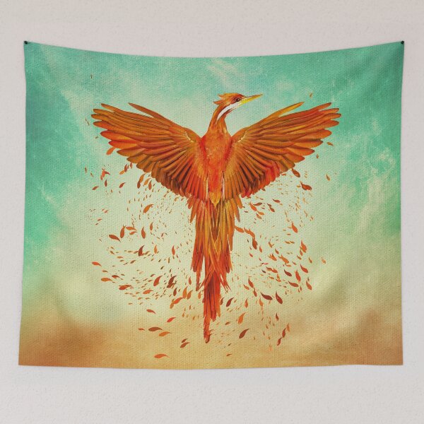 Item preview, Phoenix Rising -Mixed media designed and sold by k9printart.