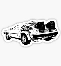Back to the Future - Delorean Sticker