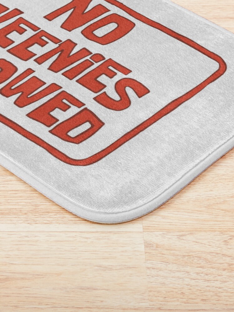 Alternate view of No Weenies Allowed - Spongebob Bath Mat