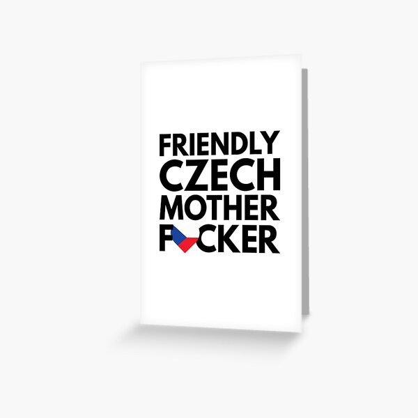 Item preview, Friendly Czech MF Mother Focker Czech Republic designed and sold by HelloFromAja.
