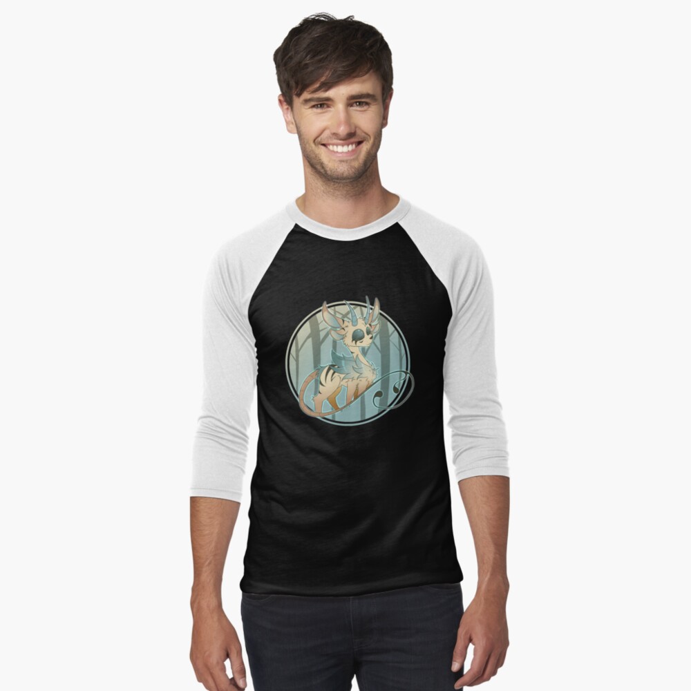 Item preview, Baseball ¾ Sleeve T-Shirt designed and sold by MaliForger894.