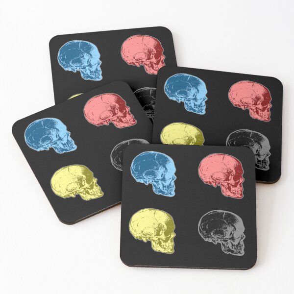 Item preview, Human Skulls - CMYK Grid  designed and sold by toppestpower.