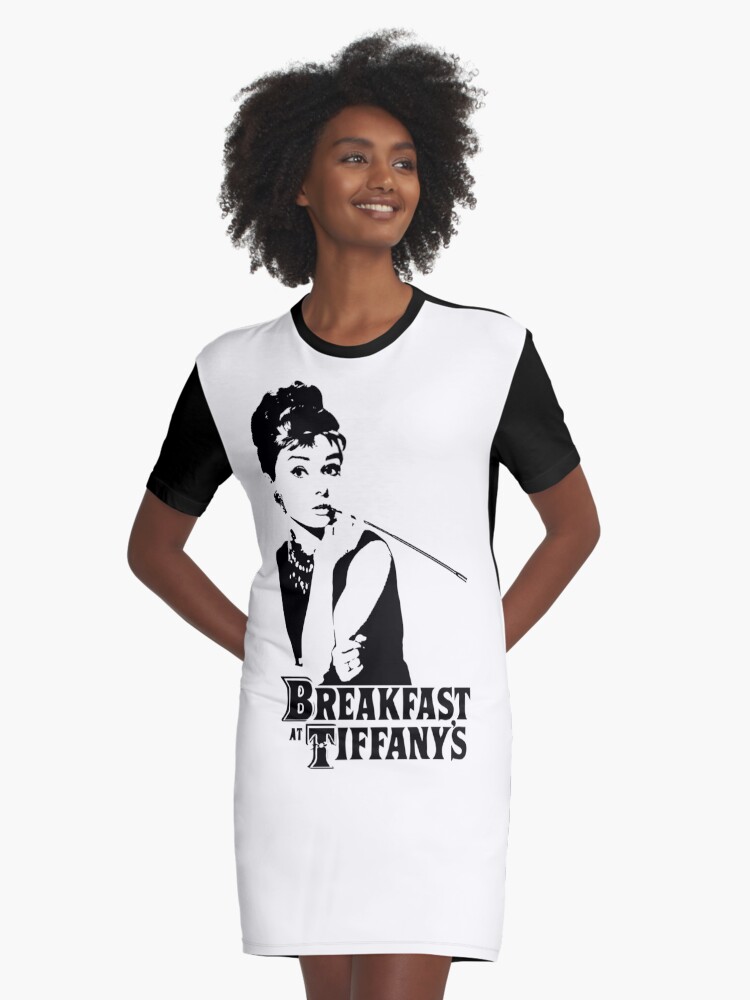 Audrey Hepburn Fruhstuck bei Tiffanys T Shirt Kleid