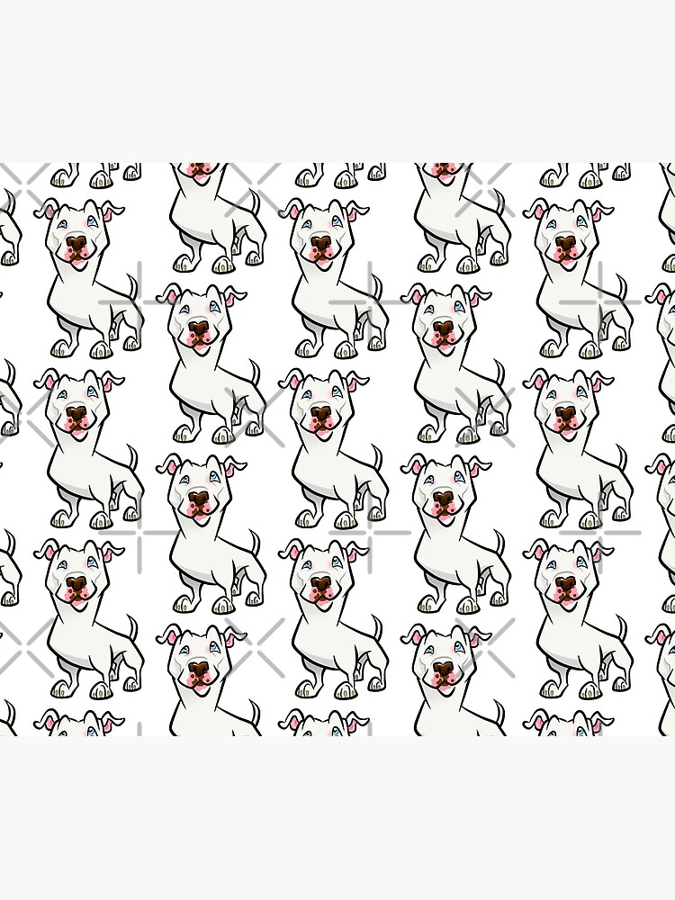 White Pit Bull by binarygod