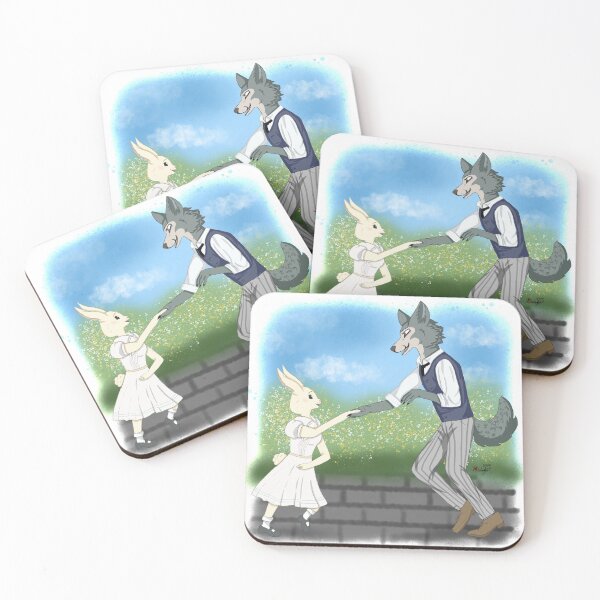 Artikelvorschau, Beastars - Legosi und Haru entworfen und verkauft von AlphaWolfMaddie.