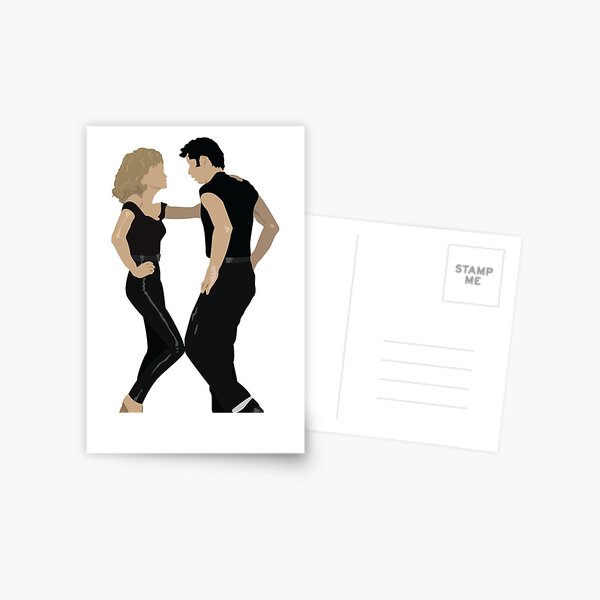 Grease - Danny and Sandy Postcard