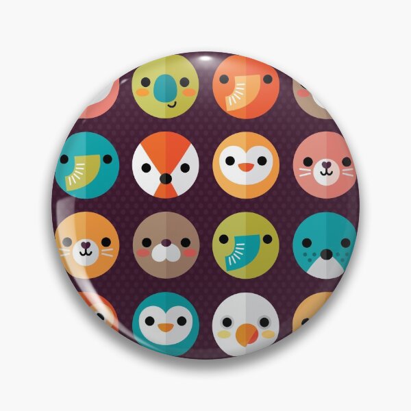 Item preview, Smiley Faces - Cute Animal Faces designed and sold by Daisy Beatrice.