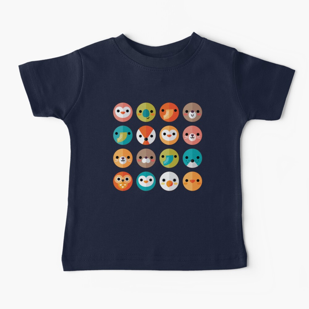 Smiley Faces Baby T-Shirt