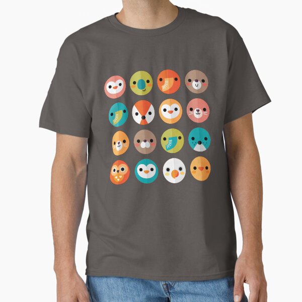 Item preview, Smiley Faces - Cute Animal Faces designed and sold by Daisy Beatrice.