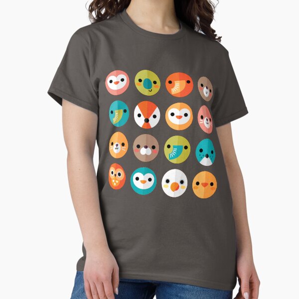 Item preview, Smiley Faces - Cute Animal Faces designed and sold by Daisy Beatrice.