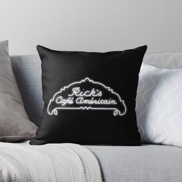 Rick's Cafe Americain - Casablanca Throw Pillow