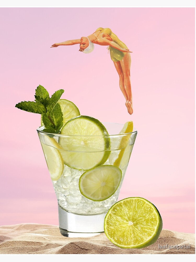 Thumbnail 2 of 2, Art Board Print, I need a drink designed and sold by leafandpetal.