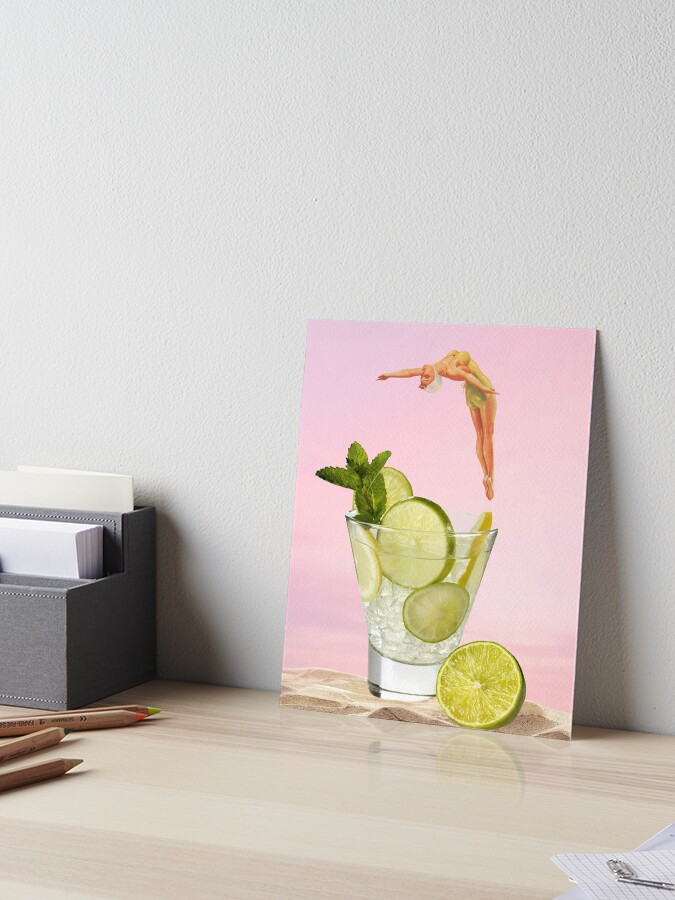 Thumbnail 1 of 2, Art Board Print, I need a drink designed and sold by leafandpetal.