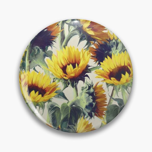 Sunflowers Forever Pin