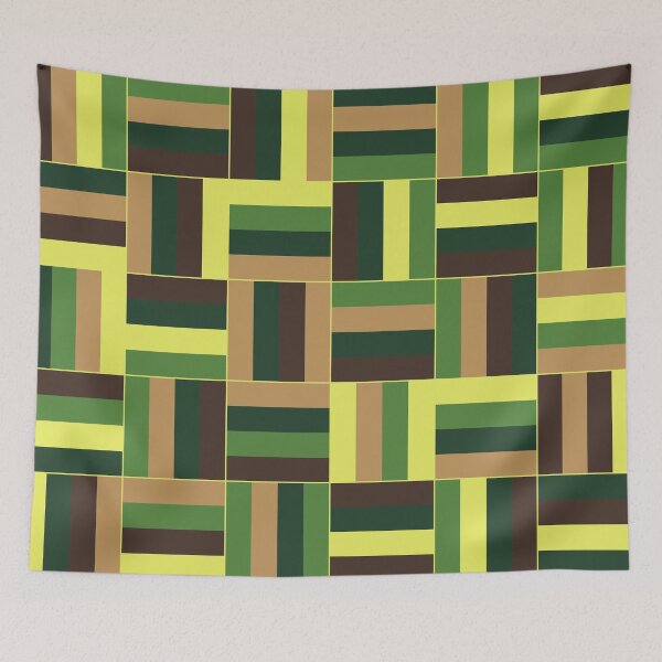 Item preview, Jungle Basketweave Pattern designed and sold by HomeLivingCo.