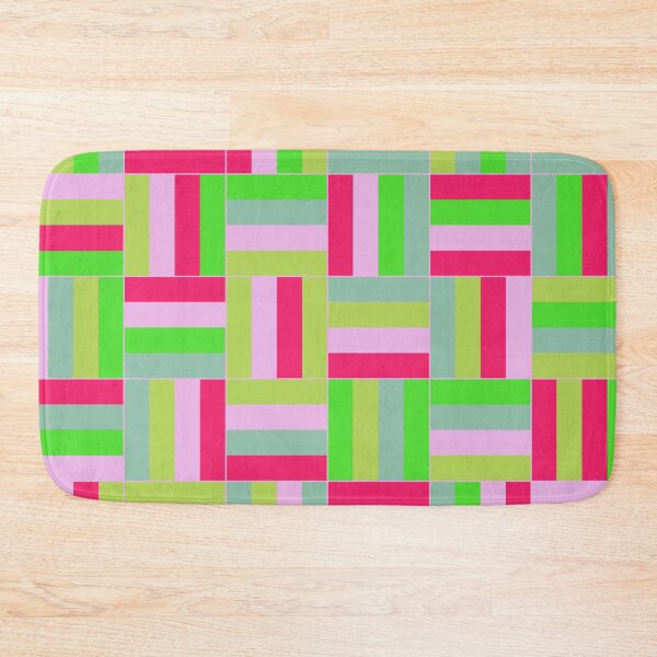 Item preview, Melon Tones Basketweave Pattern designed and sold by HomeLivingCo.