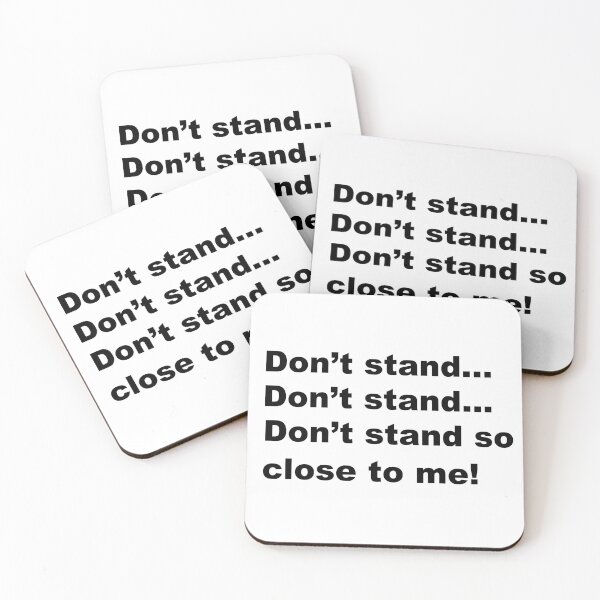 Item preview, Dont stand so close to me! Covid-19  designed and sold by Clintpix.
