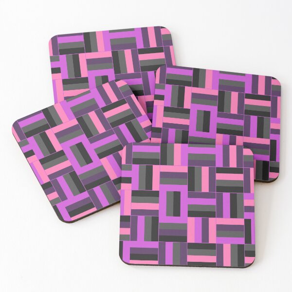 Item preview, Night Violet Basketweave Pattern designed and sold by HomeLivingCo.