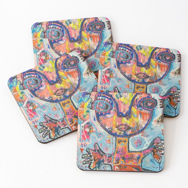 Item preview, Neo-expressionism, brut art, spontaneous art, black and colors, free figuration designed and sold by dugardeyn.