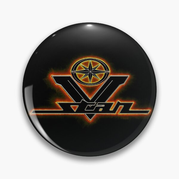 Item preview, V Star, V-Star 250, 650, 950, 1100, 1300 Logo Fire 1 designed and sold by KlaraBubble.