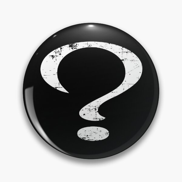 Item preview, Distressed Question Mark designed and sold by Bluebadger32.