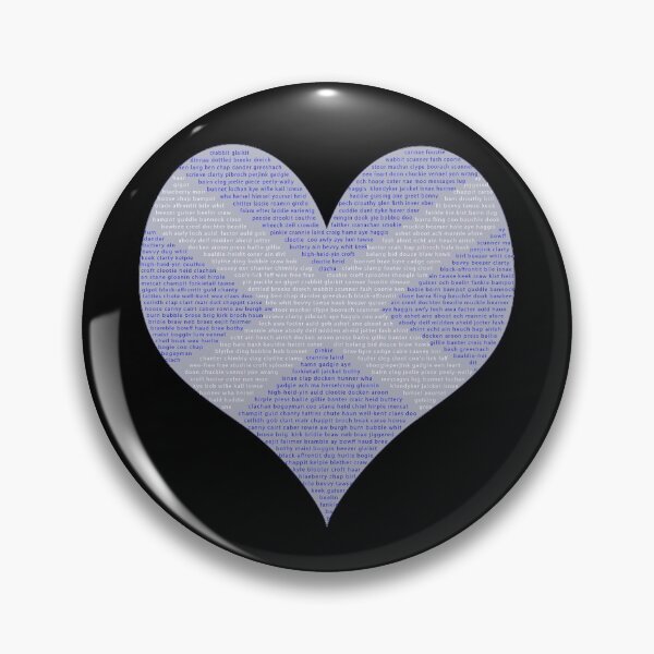 Item preview, Scots Words in a Saltire in a Heart designed and sold by Alternative Perspectives.