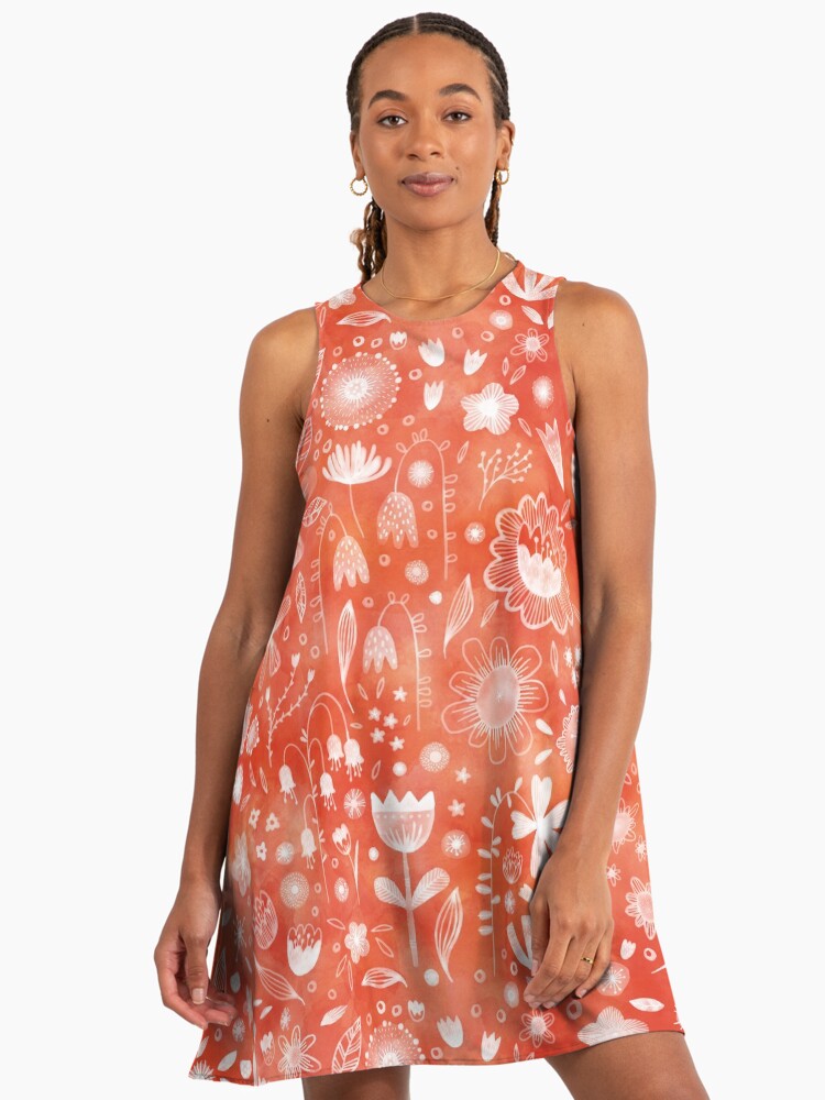 green emerald velvet dress Pink Coral Cotton Maxi Dress - Casual Dresses main image 1