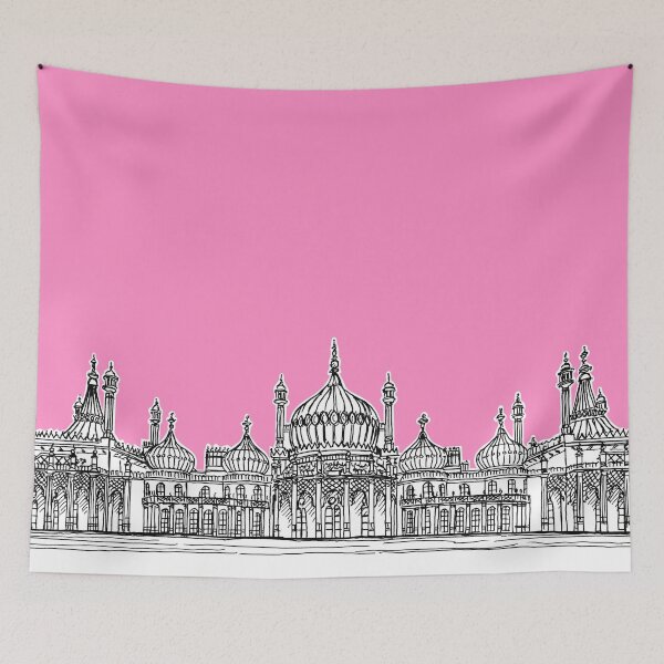 Artikelvorschau, Brighton Royal Pavilion Facade (rosa Version) entworfen und verkauft von Adam Regester.