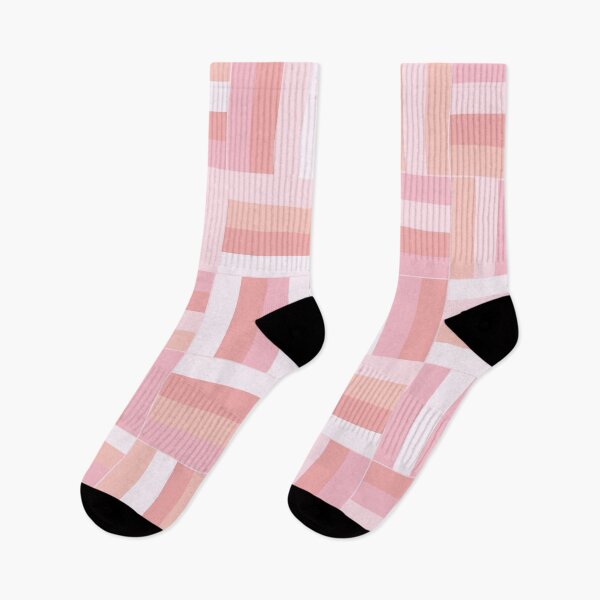 Item preview, Pink Vibes Basketweave Pattern designed and sold by HomeLivingCo.