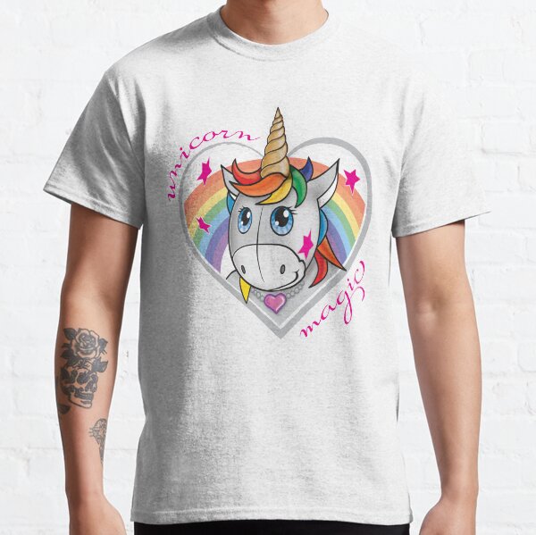 Unicorn magic rainbow Classic T-Shirt