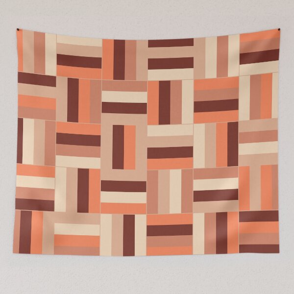 Item preview, Russet Basketweave Pattern designed and sold by HomeLivingCo.